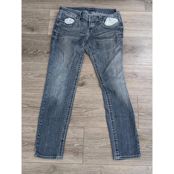 Underground Soul Womens Jeans Blue Tag Size 13 Stretch Y2k Vintage - Picture 1 of 13